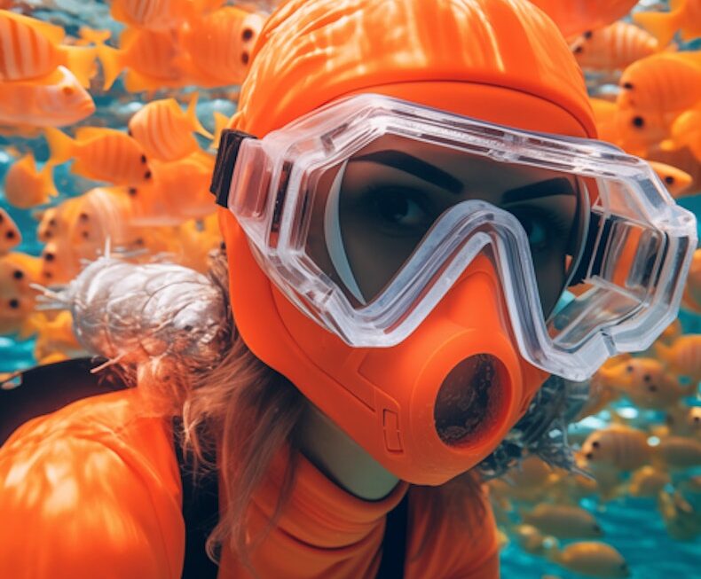 Orange Harmony Diver